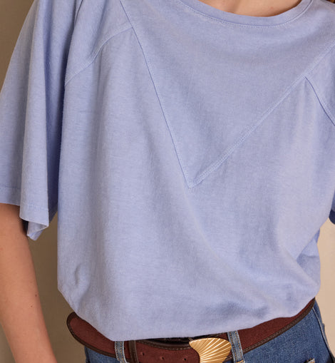 T-SHIRT ANGELE EN CHANVRE ET COTON