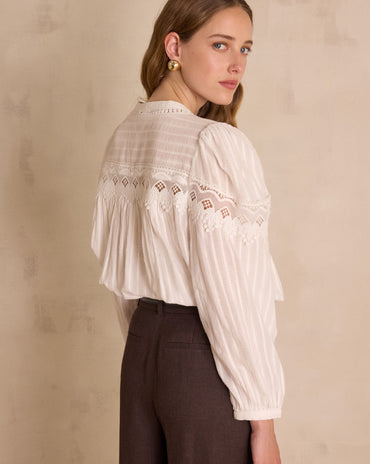 BLOUSE SELENA EN 100% COTON