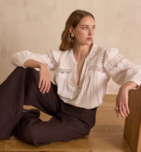 BLOUSE SELENA EN 100% COTON