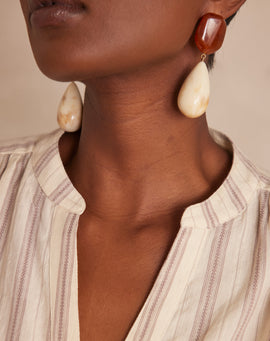 BLOUSE SABRINA EN COTON