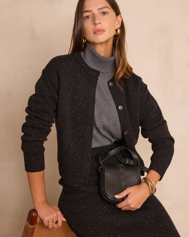 CARDIGAN BAWER 100% LAINE