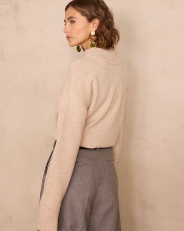 PULL COL MONTANT BEN EN LAINE