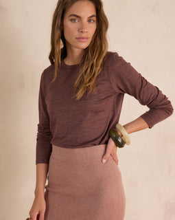 T-SHIRT FAUSTINE EN 100% LAINE