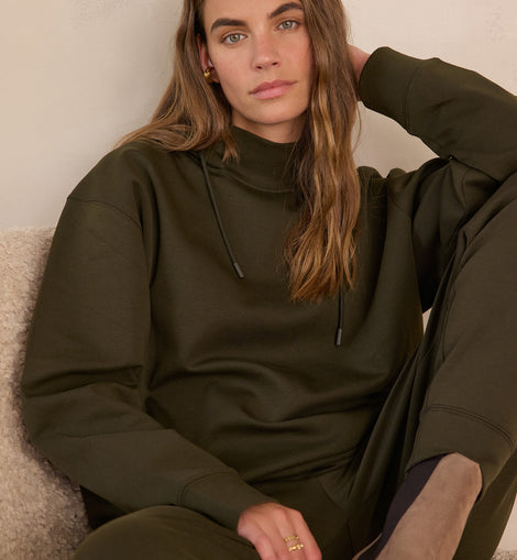 SWEAT À CAPUCHE FREJA EN COTON