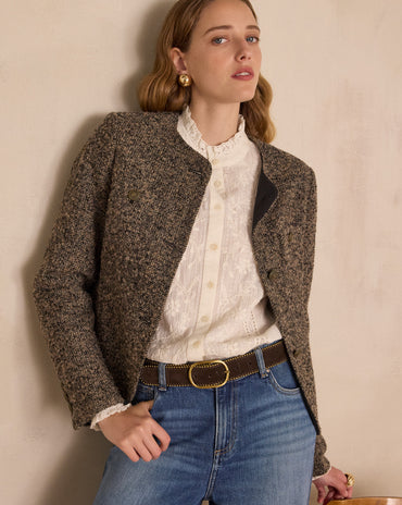 VESTE PIA EN LAINE