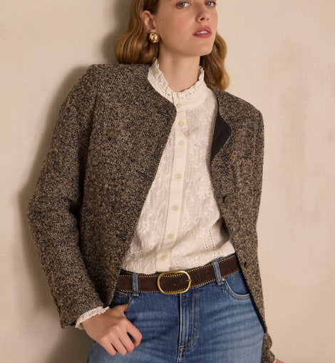 VESTE PIA EN LAINE