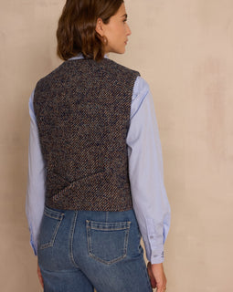 GILET SANS MANCHES PHARELL EN LAINE TWEED