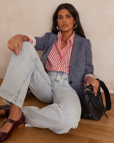 JEAN LARGE LUNA EN COTON