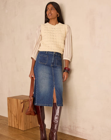 JUPE CLEO EN COTON