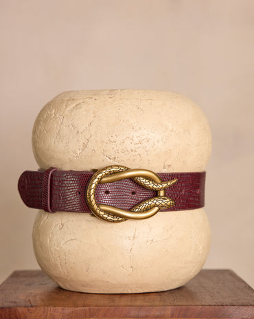CEINTURE LEON EN CUIR