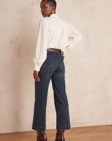 JEAN LEA CROPPED EN DENIM