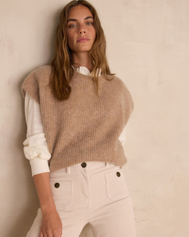 PULL CHAUVE-SOURIS BOHEME EN MOHAIR