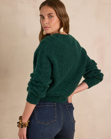 PULL BRUNO EN LAINE ET MOHAIR