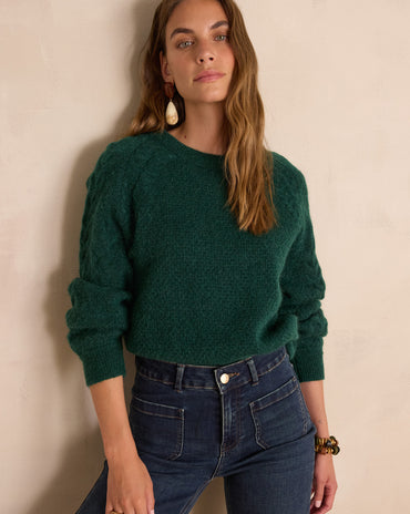 PULL BRUNO EN LAINE ET MOHAIR
