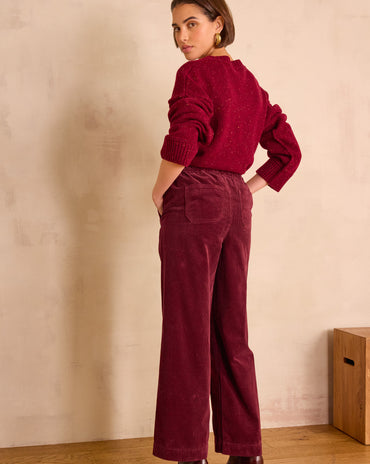 PANTALON LARGE MARTIN EN VELOURS CÔTELÉ