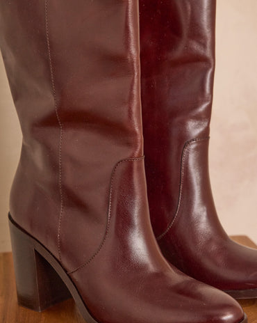 BOTTES VANESSA EN CUIR