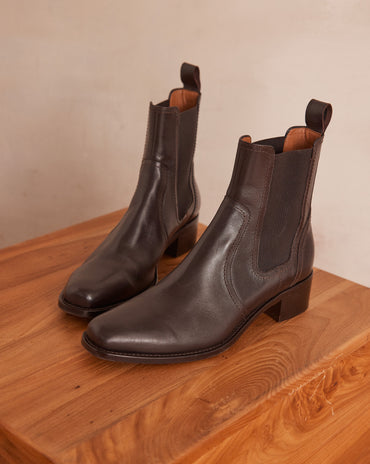BOTTINES VANIA EN CUIR