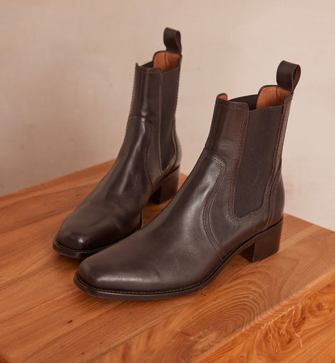 BOTTINES VANIA EN CUIR