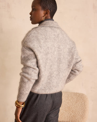 PULL COL CAMIONNEUR BROOKE EN MOHAIR