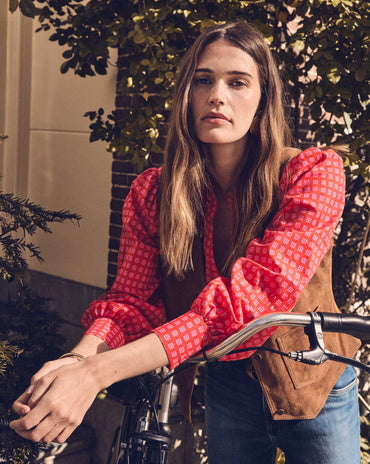 BLOUSE BETH EN COTON À IMPRIMÉ FLEURI