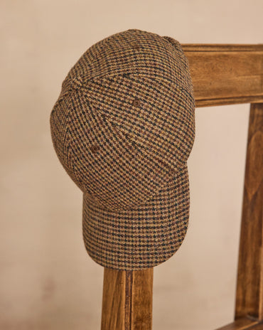 CASQUETTE HELENA À CARREAUX