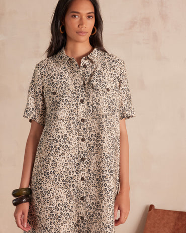 ROBE CHEMISE ROSEMARY IMPRIMÉE