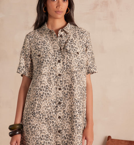 ROBE CHEMISE ROSEMARY IMPRIMÉE