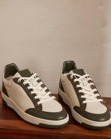 BASKET VELORA EN CUIR