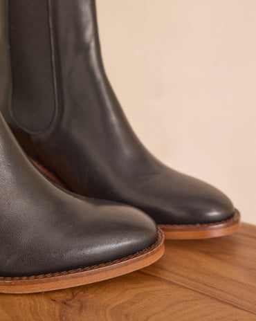 BOTTINES VALENTINA EN CUIR