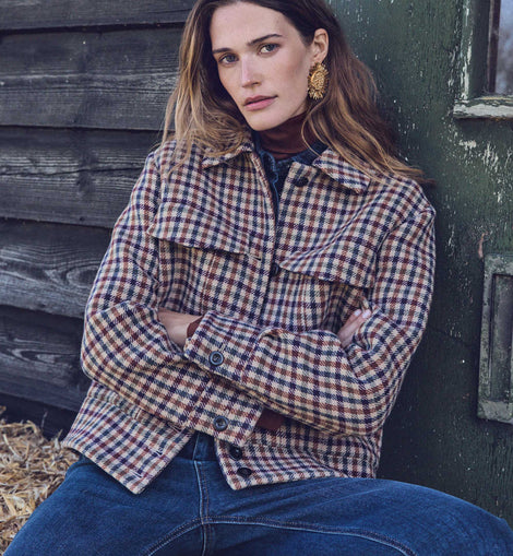 BLOUSON FIERCE EN LAINE