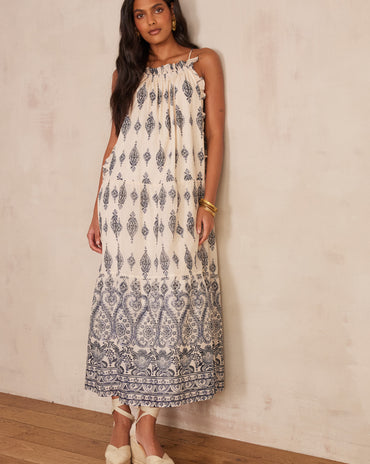 ROBE ROSELINE EN COTON