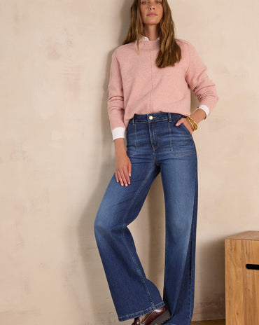 JEAN LARGE ALESS EN DENIM