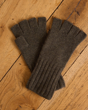 MITAINES EN 100% CACHEMIRE 2 FILS WESLEY