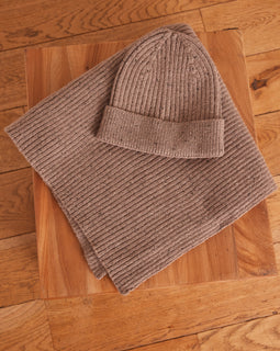 ÉCHARPE TIM EN LAINE CÔTELÉ