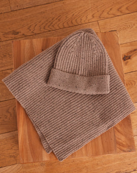 ÉCHARPE TIM EN LAINE CÔTELÉ