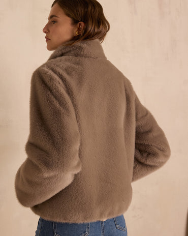 MANTEAU DUVETEUX DELICE