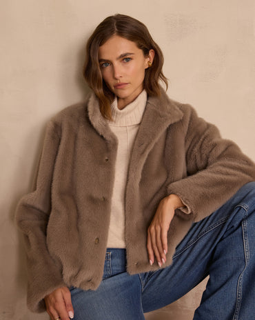MANTEAU DUVETEUX DELICE