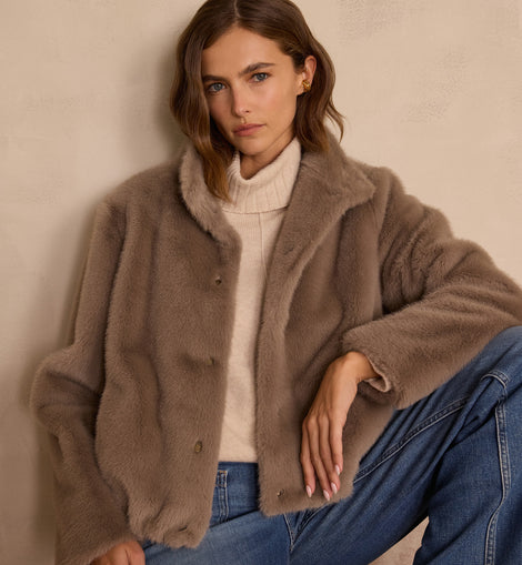 MANTEAU DUVETEUX DELICE