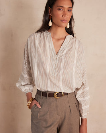 BLOUSE SALOME EN COTON