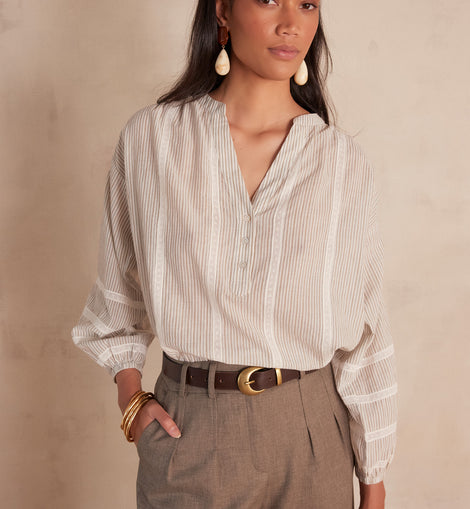 BLOUSE SALOME EN COTON
