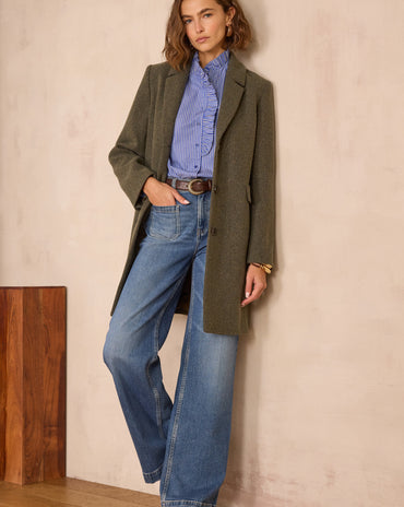 MANTEAU ANABELLE EN LAINE