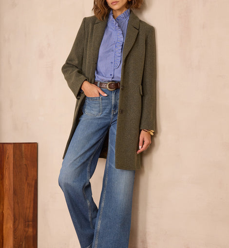 MANTEAU ANABELLE EN LAINE