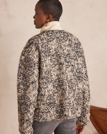 VESTE CAROLINE B EN TWEED COTON