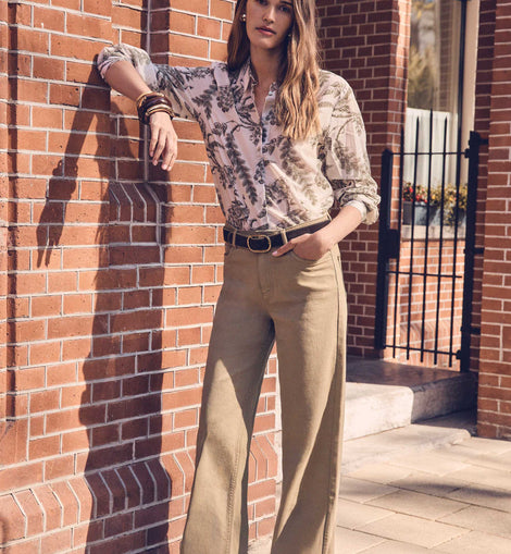 PANTALON LISA EN COTON