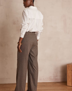 PANTALON LARGE FERGUSON À CARREAUX