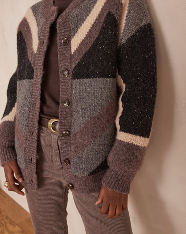 GILET BRITNEY MOTIF JACQUARD