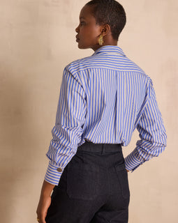 CHEMISE ESMERALDA 100% COTON À RAYURES