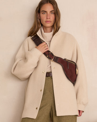 MANTEAU MI-LONG DAMIEN EN LAINE