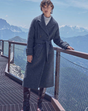 MANTEAU LONG DAREN EN LAINE