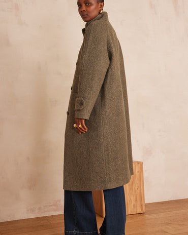 MANTEAU LONG EN LAINE DUKE